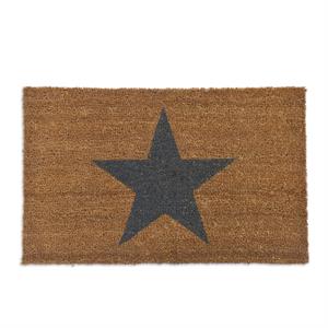 Natural Coir Star Doormat